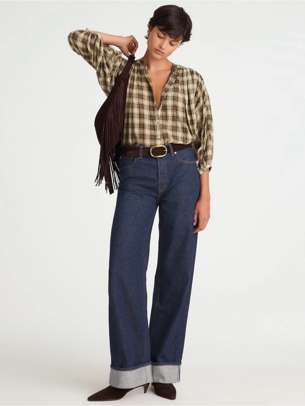 MADEWELL 27 Low-Slung Baggy Jeans Rinse Wash $148 NX017